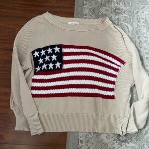 American Flag Sweater